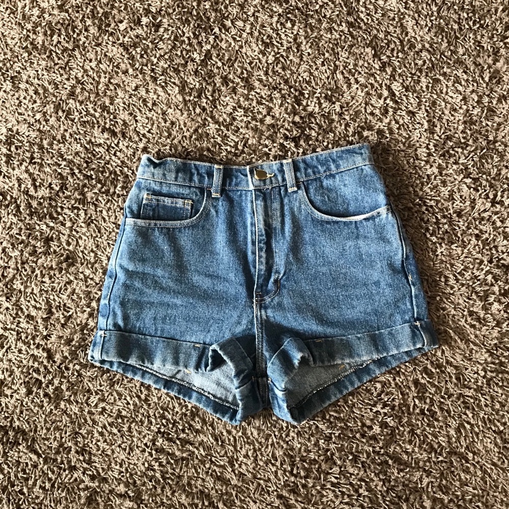 AA denim shorts